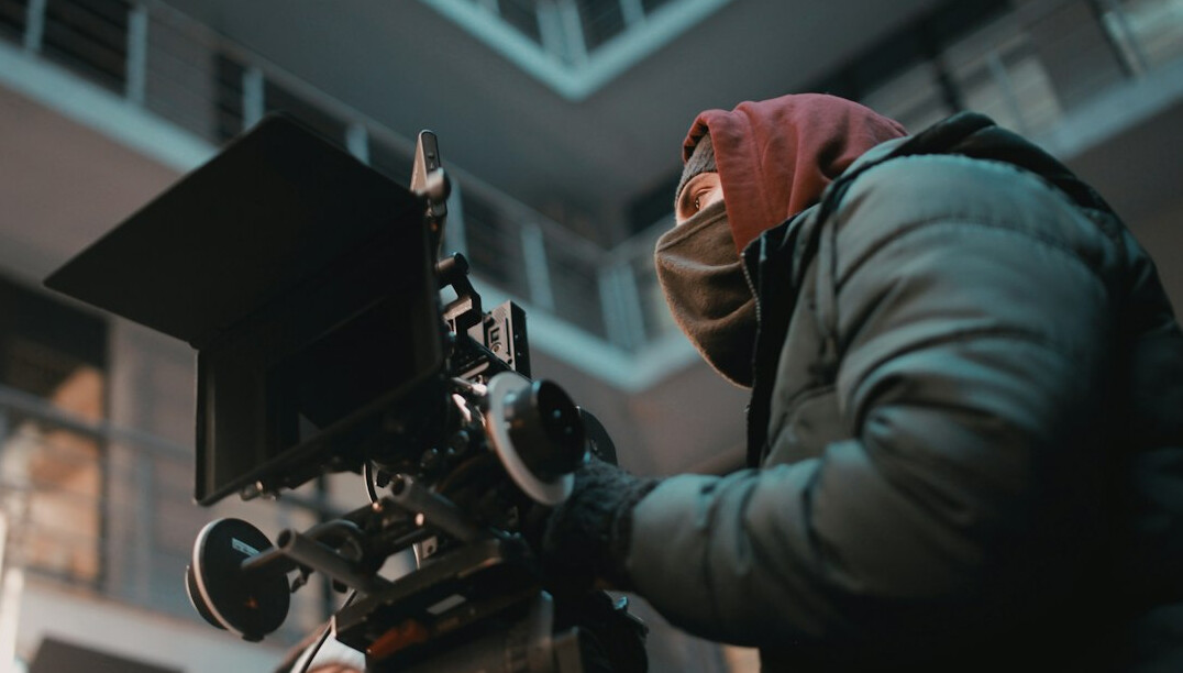 detective reviewing footage