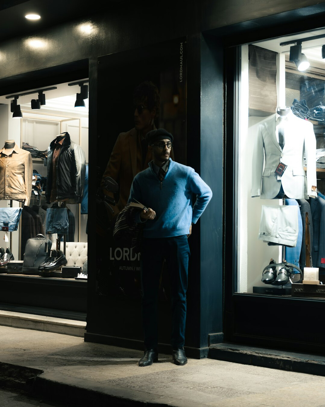 store detective watching customers